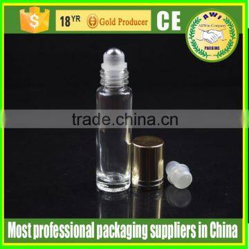 Transparent Glass Roll on Bottles 10ml With Metal Screw Cap photo-4