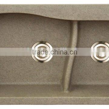 acylic solid surface undermount kitchen sink,artificial stone double kitchen sink ,resin stone sink