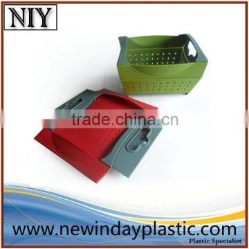 Foldable Plastic Vagetable Basket/ Fruit Basket photo-2