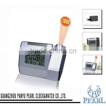 Pearl LCD clock with projector function Alarm Snooze Calendar PR505