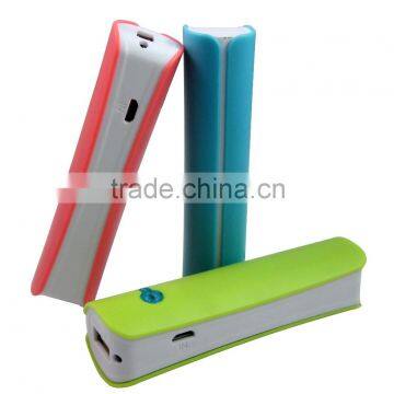 portable mobile power bank for gift promotion capacity 2200-2600mA