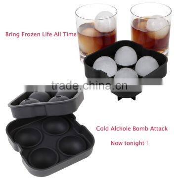 Home & Garden Cooking Tools Ice Ball 6 Capacity Mold Silicone Ice Ball photo-4