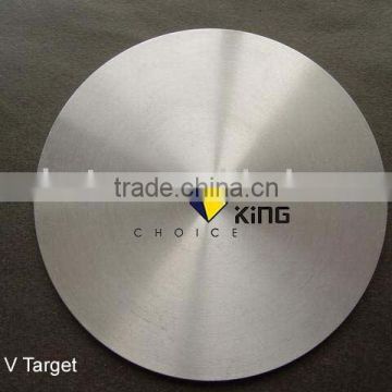 Vanadium Target used as sputtering target