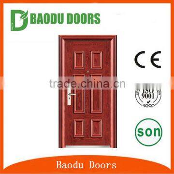 BD zhejiang door supplier steel security door with competitive price