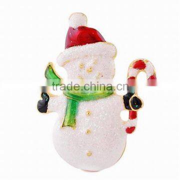 MMRM 1Pcs Vintage Christmas Snowman Brooch Pin Party Holiday Gift