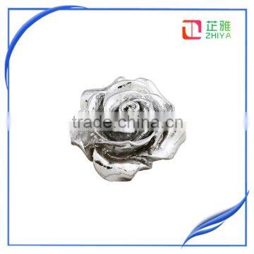 Wholesale Zhiya Resin Flower Jewelry Silver Plated Gifts Silver Plating Resin Craft Accessary photo-5