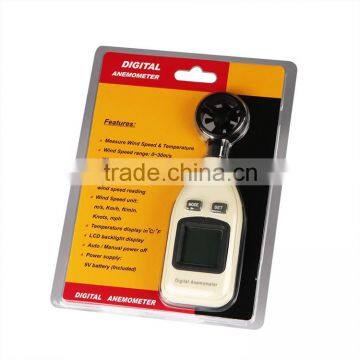 LCD Pocket Smart Anemometer Air Wind Speed Scale Meter Measure Velocity GM816A photo-6