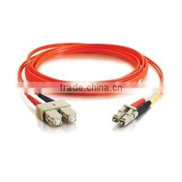 9m LC-SC 62.5/125 OM1 Duplex Multimode PVC Fiber Optic Cable