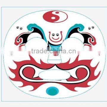 water proof temporay tattoo face mask Beijing opera tattoo