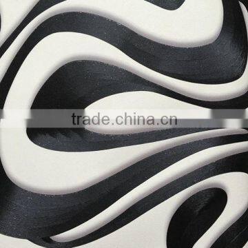 new design deep embossing pvc wallpaper with high quality