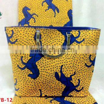 2016 Haniye italian wax and matching bag pattern bags good quality for women /DFAWB-12