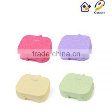 The kaida A-8029 Cartoon Contact Lens Case for promotional gifts fashion Contact Lens Box plastic Contact Lens Accessories