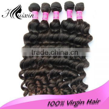 unprocessed pretty natural wave softer virgin European remy human natural wavy hair weave