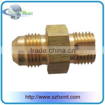 brass cnc turning process part for spare parts from Shenzhen