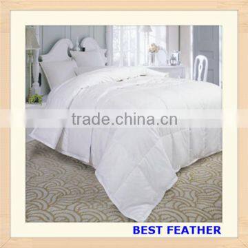 light soft white goose down quilt for 5 star hotel