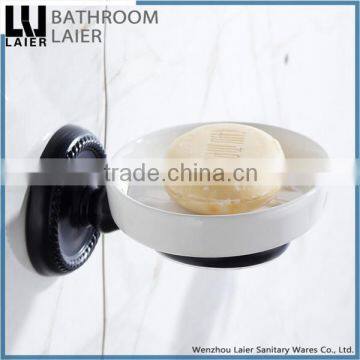 Customized Daily Home Use Product Zinc Alloy ORB Finishing Bathroom Accessories Wall Mounted Soap Dish holder