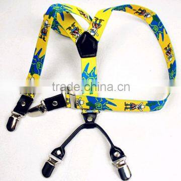 2014 Y-Back one inch Wide Fashion carton kid Suspenders Wholesale