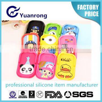 Cartoon Character Silicone Anti Slip Car Pad/Holder for Iphone or Pads