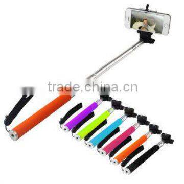 360 degree rotation smart phone wireless IOS android monopod selfie stick