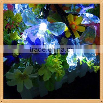 2015 hot sale Multi-color LED solar string lights,holiday Christmas solar led street lights