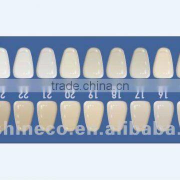 top quality and best price teeth whitening shade guide/24 shades/paper shade guide/teeth whitening shade guide/tooth color shade