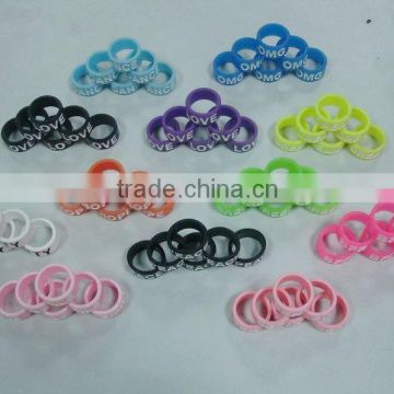 Professional silicone finger rings