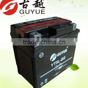 Maintenance Free Motorcycle Battery YT5L-BS