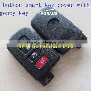 New key To 4 button smart key cover with emergency key