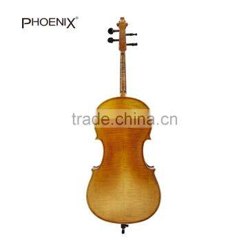Flame Back Side 3/4 Solid Cello