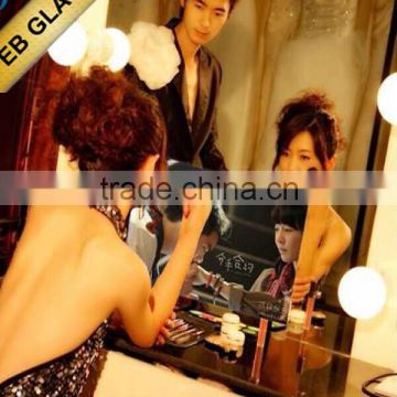 manufacture beauty salon tv mirrors, high-end display magic mirror EB GLASS BRAND