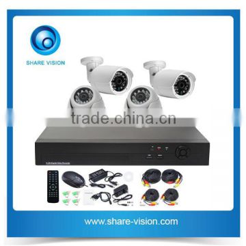 4ch/8ch/16ch real time 720p 3 in 1 outdoor indoor hd ahd camera kit