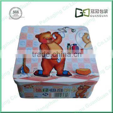 good quality food safe Rectangular Candy Gift Metal Box