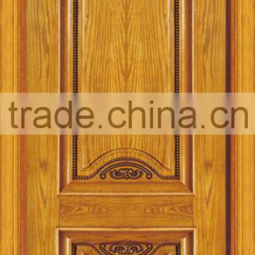 Finished Surface Finishing and Solid Wood Door Material design puja room door designs