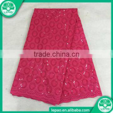 Low Price Africa Cotton Sequins Fabric,Shining Nigeria Cloth,50MT MOQ photo-6