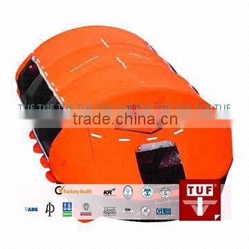 (Large) Throw-over self-righting inflatable liferaft(SOLAS)