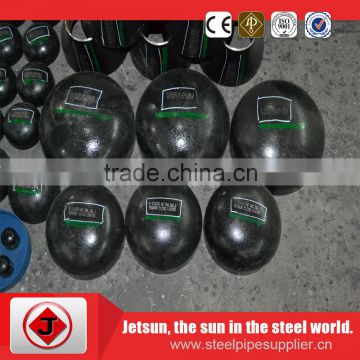 6 inch carbon steel ASNI B16.9 WPB A234 butt weld seamless black pipe caps