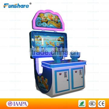 Arcade simulator fishing shooting game machine