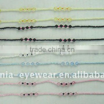 Eyeglasses beads cords