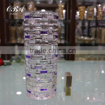 Party Wedding Decor Superior Quality Machine-made Glass Flower Vase,A Series Of The Straight Cylinder Vase