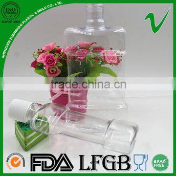 PET Flat Clear Empty Plastic Mouthwash Bottle for Sale photo-5