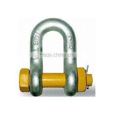 G2150 U.S. Type galvanized D Shackle/dee shackle