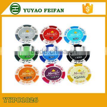 13.5g clay custom casino poker chips