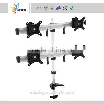 grommet and desk clamp vesa mount vesa desk mount lcd monitor mount