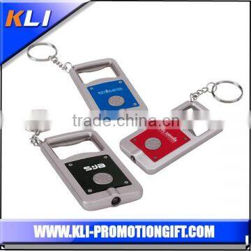 Hot Sale custom bottle opener business card with Led light