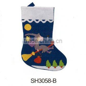 Hot sale Christmas stocking with printing for decoration,Christmas gifts