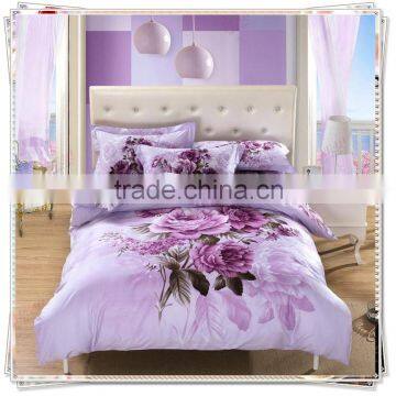 100% Cotton Material 3D printing bedding set/comforter set/bedsheet/bed linen