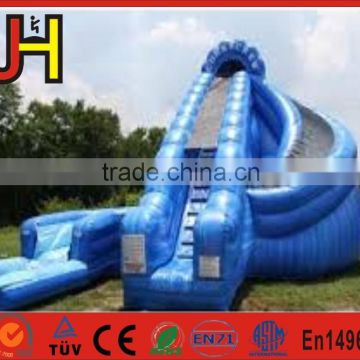 OEM Factory Custom Outdoor Inflatable Water Slide With A Small Pool For Kids