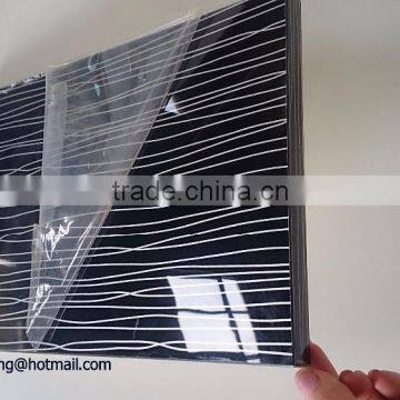 Popular Black Line Acrylic Mdf Kitchen Cabinet Panels photo-2