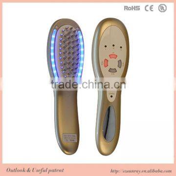 Patent model LED hairbrush lasercomb vibrating massage comb