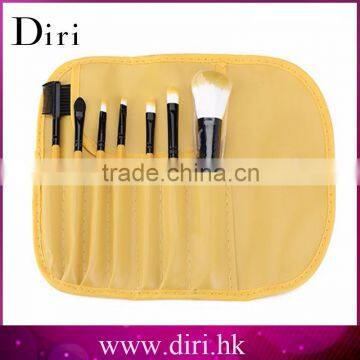 2016 Hot Professional Goat Hair 7Pcs Makeup Brush Set Tools Cosmetic Make Up Brush Set